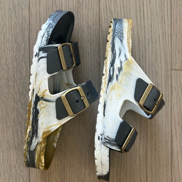 Birkenstock Women’s Metallic EVA Arizonas - Picture 5 of 6